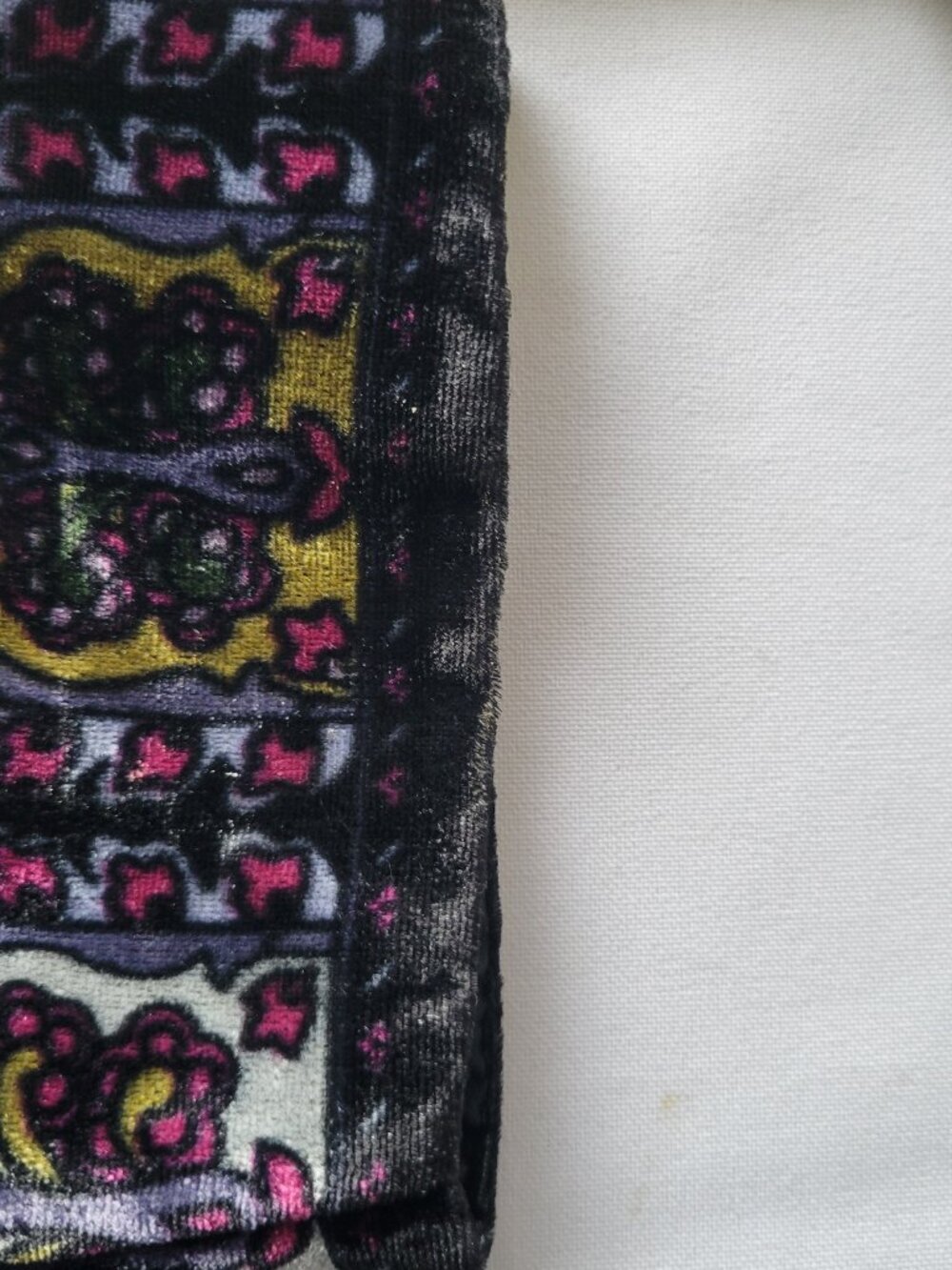 Laura Ashley Exquisite Art-to-Wear Black Velvet Paisley Lined Jacket - Picture 13 of 15